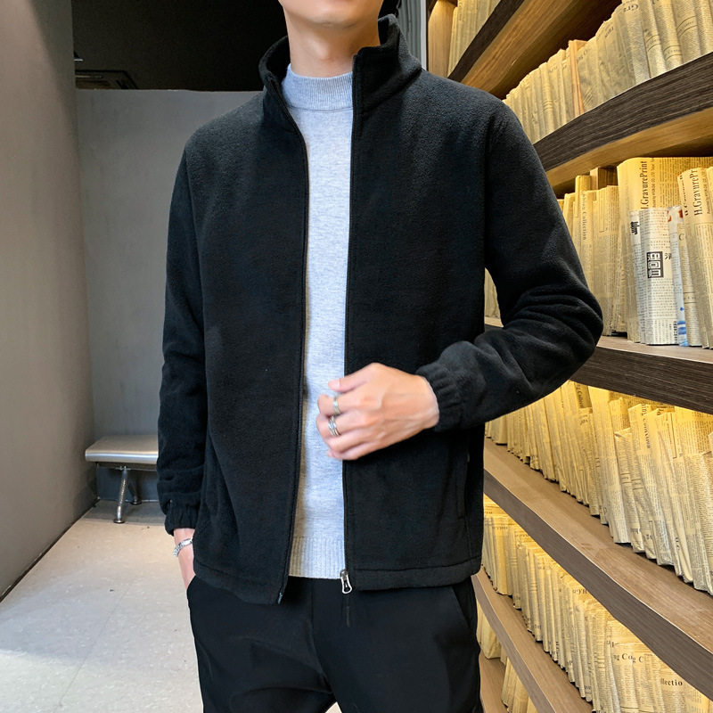 杭州四季青男装广州棒球服秋冬季外套立领夹克百搭休闲广东十三行