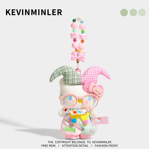 KEVINMINLER原创正版马戏团KT猫包挂件可爱车挂饰钥匙扣生日礼物