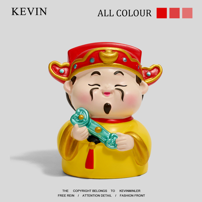 Kevin家“好事常在 事事顺心”可爱神仙摆件工位创意装饰生日礼物
