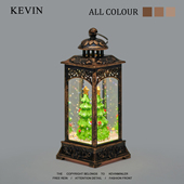 Kevin家 无聊送TA个圣诞树小夜灯治愈你 水晶灯摆件圣诞节礼物