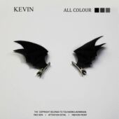 恶魔 Kevin家 无聊了戴个恶魔翅膀发夹 暗黑发饰搞怪万圣节礼物