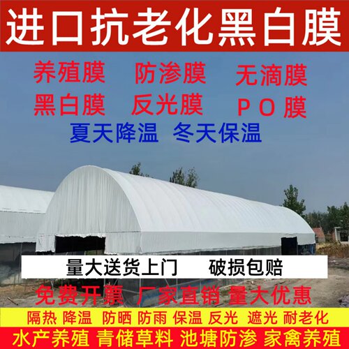 黑白膜PE反光多功能抗老化降温