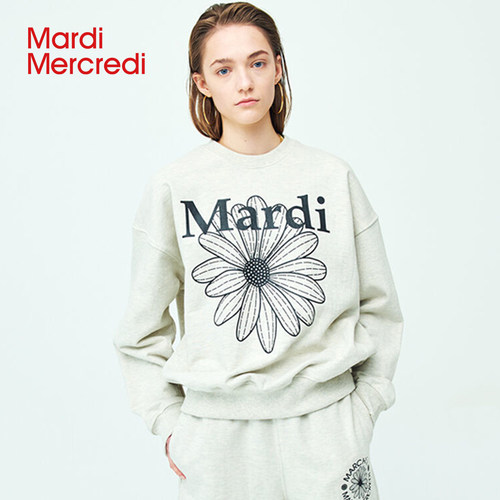 【12.19达播已结束】MardiMercredi小雏菊印花/刺绣卫衣