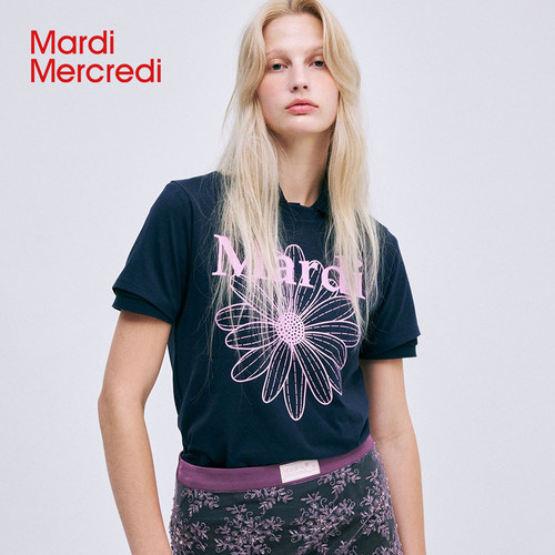 【12.20达播已结束】MardiMercredi小雏菊宽松/修身短袖t恤