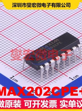 MAX202CPE+ PDIP-16 RS-232收发器接口芯片IC