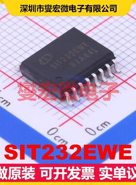 SIT232EWE SOP-16-300mil RS-232收发器接口芯片IC