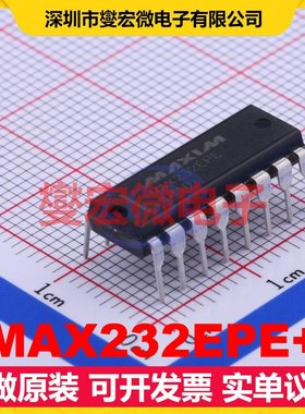 MAX232EPE+ DIP-16 RS-232收发器接口芯片IC