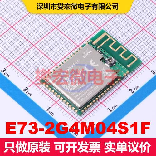 E73-2G4M04S1F SMD,28.7x17.5mm 射频收发器模块和调制解调器 射