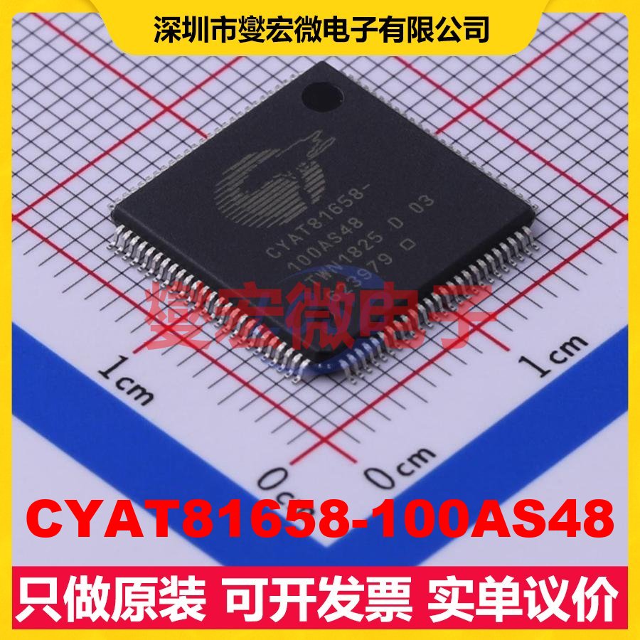 CYAT81658-100AS48 TQFP-100 触摸屏控制器芯片IC