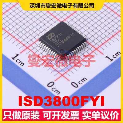 ISD3800FYI LQFP-48(7x7) 音频接口芯片IC