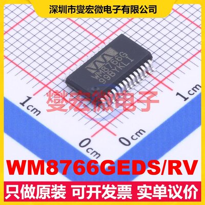 WM8766GEDS/RV SSOP-28-208mil DAC数模转换芯片IC