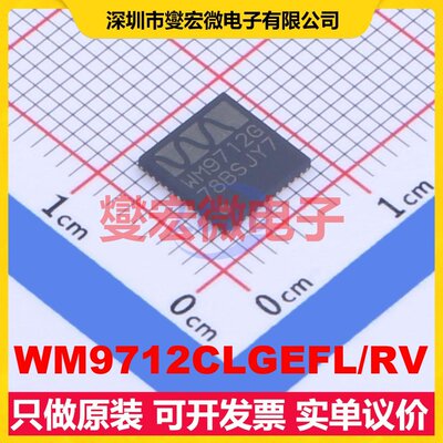 WM9712CLGEFL/RV QFN-48(7x7) 音频接口芯片IC