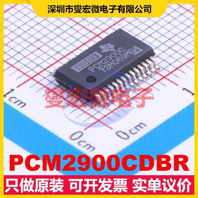 PCM2900CDBR SSOP-28-208mil 音频编解码器芯片IC