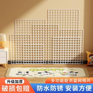 脏衣服网格收纳篮毛绒玩具收纳桶防水脏衣篮卧室宿舍收纳筐脏衣篓