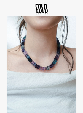 EOLO「嵬」萤石项链女