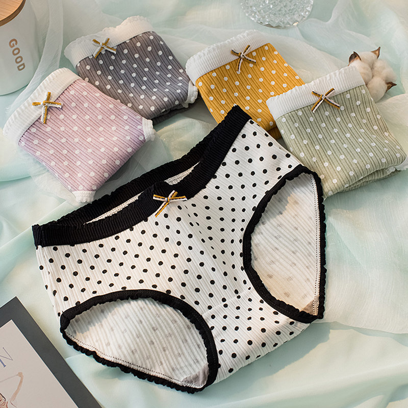 内裤女士纯棉日系抗菌透气100%全棉裆少女风夏季薄款甜美女生短裤,女士内衣/男士内衣/家居服,女三角裤,淘宝优惠券,粉丝福利购,淘宝优惠卷
