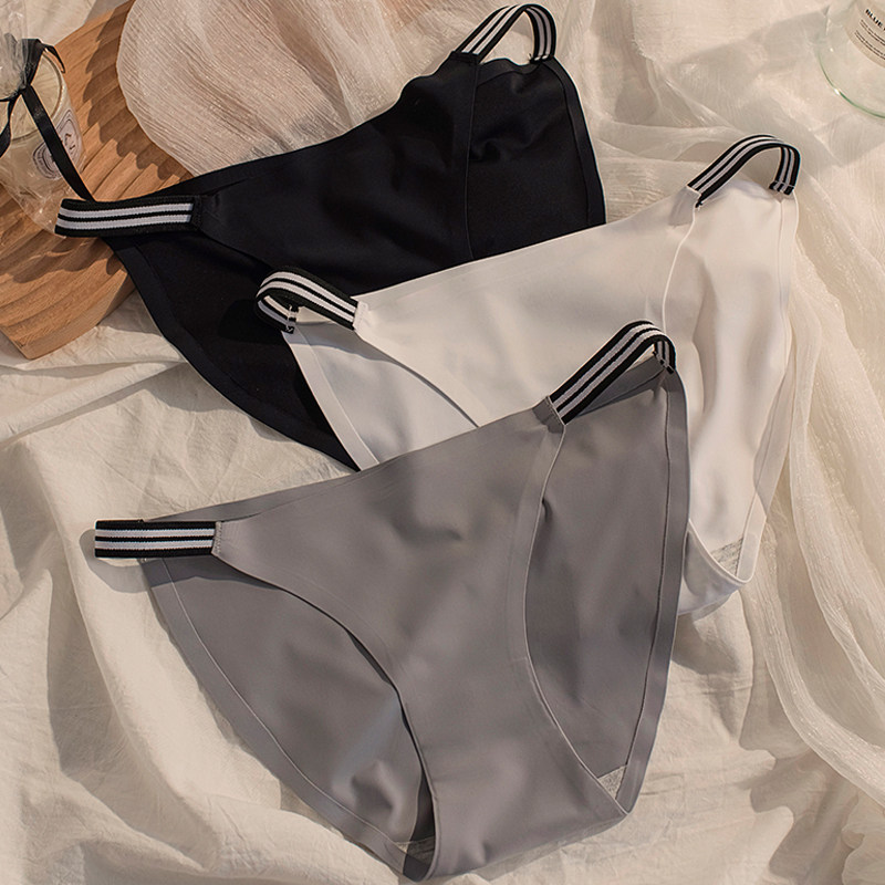 无痕冰丝内裤女士纯棉裆丁字裤纯欲性感少女生运动透气薄款三角裤,女士内衣/男士内衣/家居服,女三角裤,淘宝优惠券,粉丝福利购,淘宝优惠卷