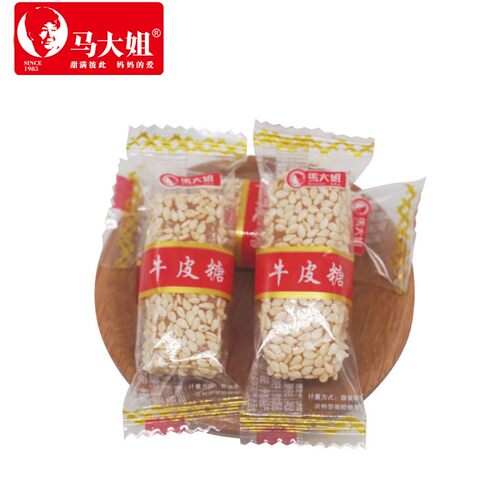马大姐白芝麻软糖休闲零食