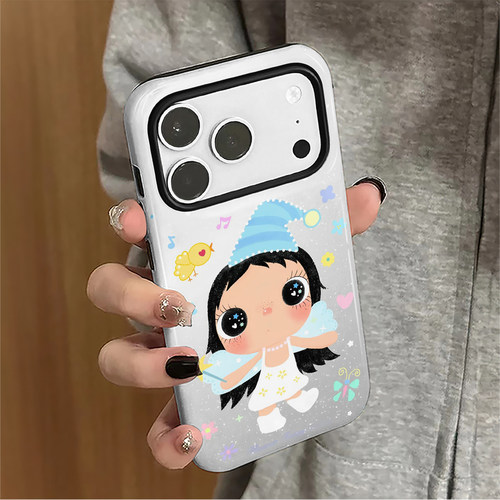 蝴蝶yuy玉适用苹果18pro手机壳iPhone17promax卡通16新款15女14韩系防摔可爱13华为8plus小米保护套oppo菲林x