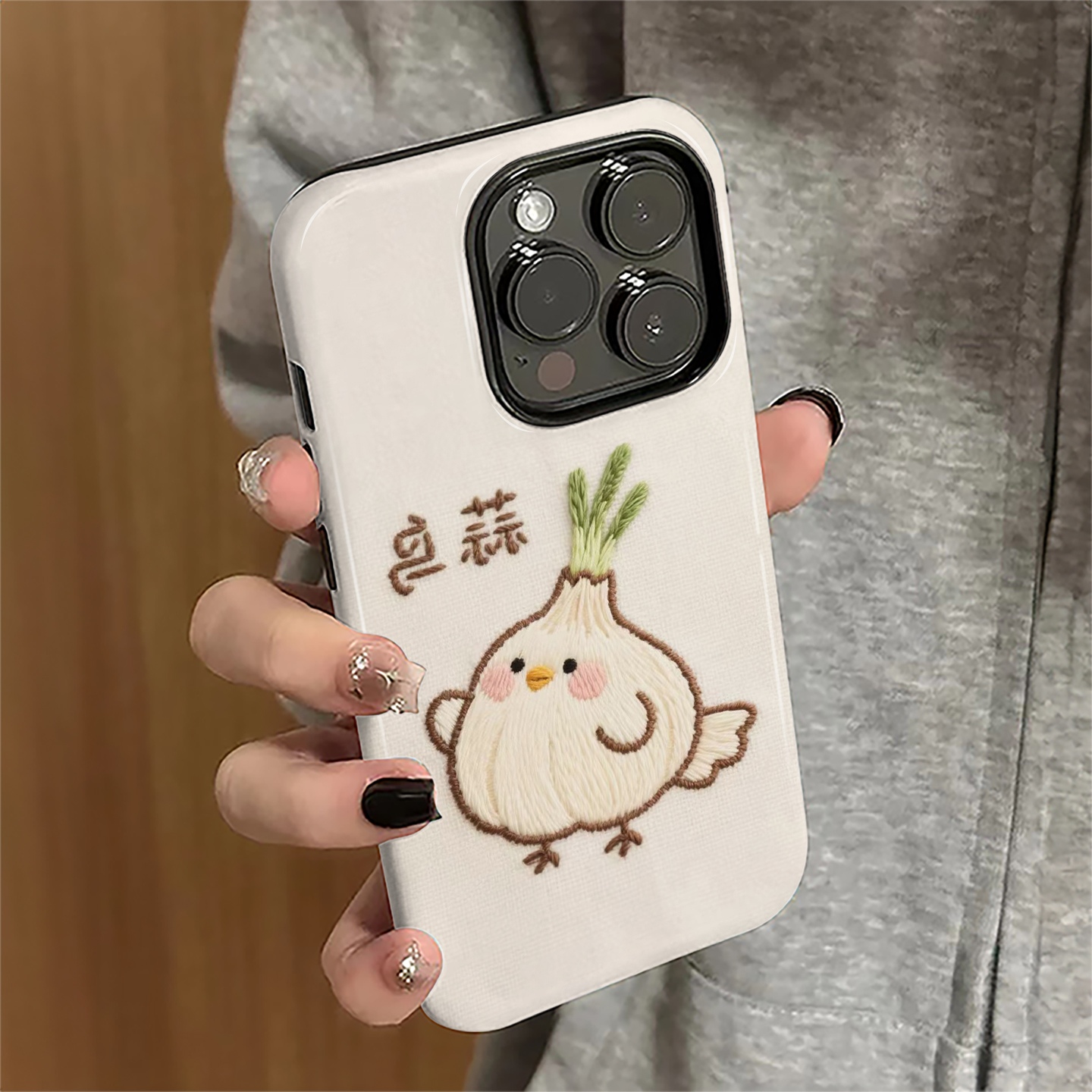 适用苹果16pro手机壳iPhone15promax新款苹果13简约iP14pro女12卡通8plus防摔7硬11个性蒜鸟xsmax套16e菲林xr