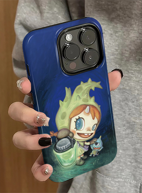 怪兽POLAR适用苹果17pro手机壳iPhone16promax卡通15pro女13潮玩14新款xsmax可爱12防摔11保护套8/7plus菲林