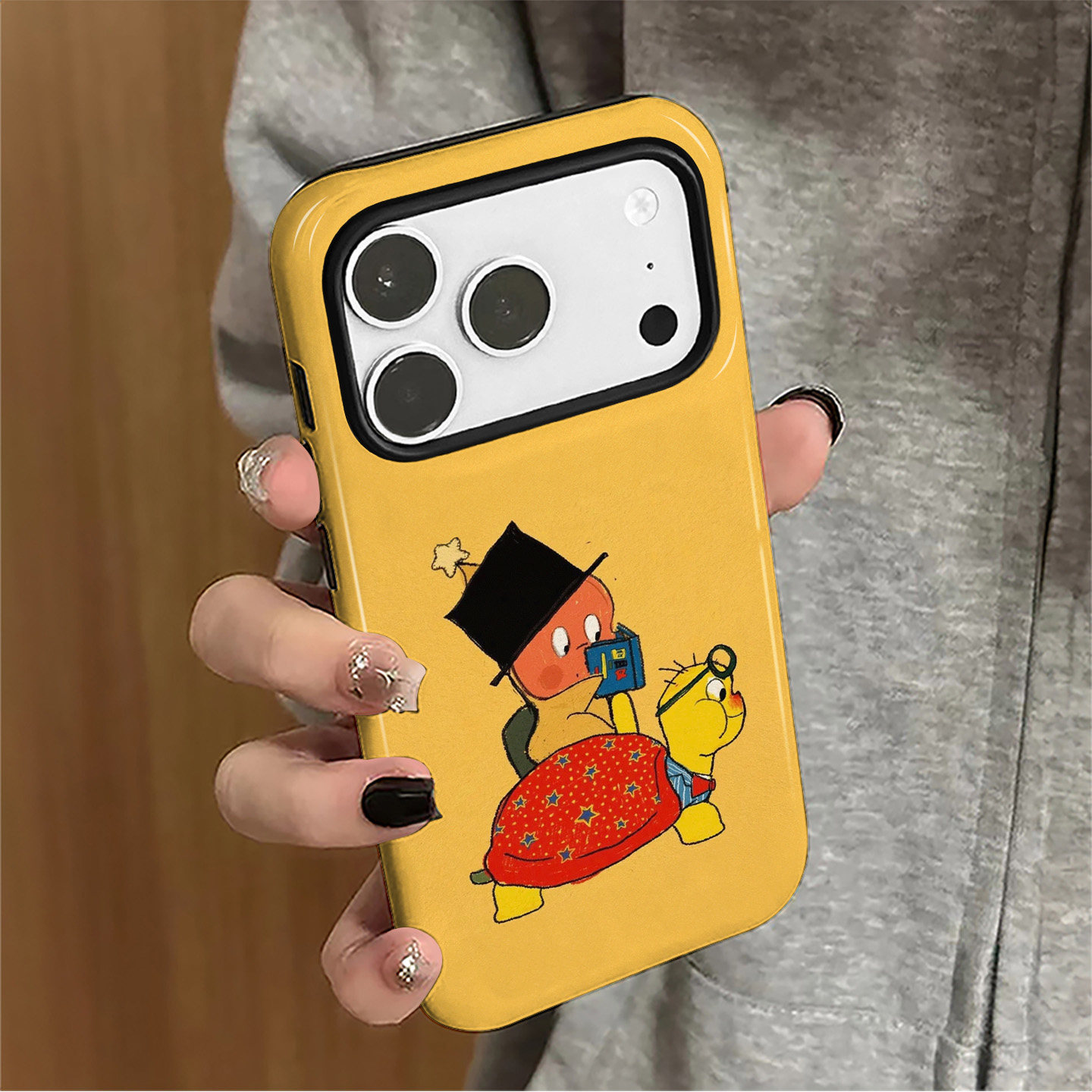 乌龟星星人适用苹果17promax手机壳iPhone16pro可爱15卡通14女13潮牌小米新款12华为oppo防摔保护套8plus菲林