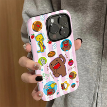 适用苹果16pro手机壳苹果15promax新款iPhone13pro卡通iP14女12简约xsmax防摔8硬11搞怪怪兽7plus套16e菲林xr