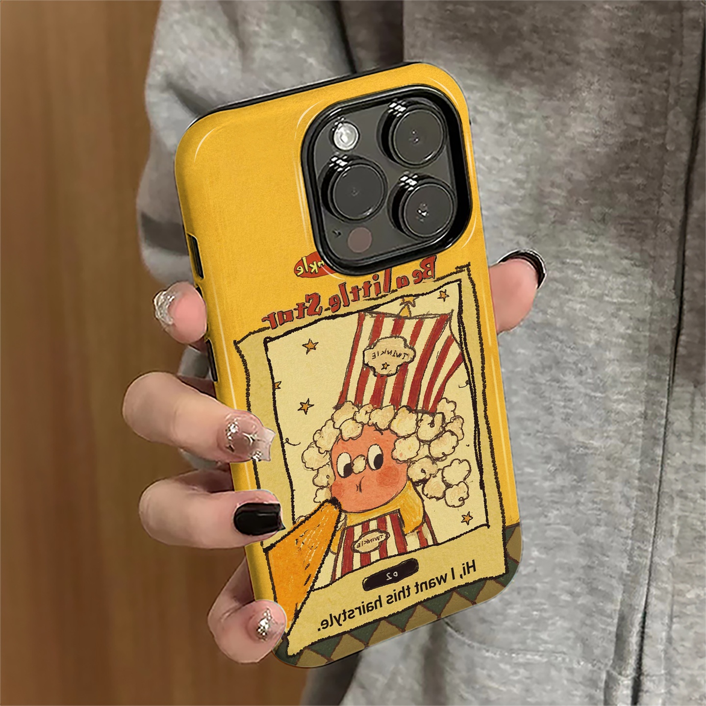 适用苹果17promax手机壳iPhone16pro新款ip15pro卡通13女14简约12星星人11潮牌xsmax防摔保护套7/8plus菲林e