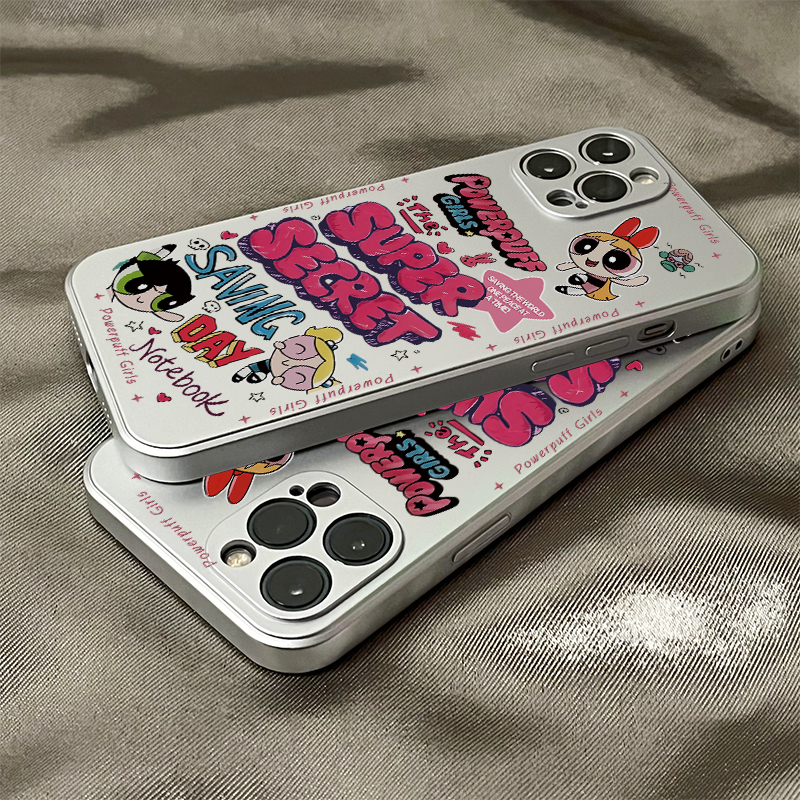 ins风日韩电镀银苹果手机壳