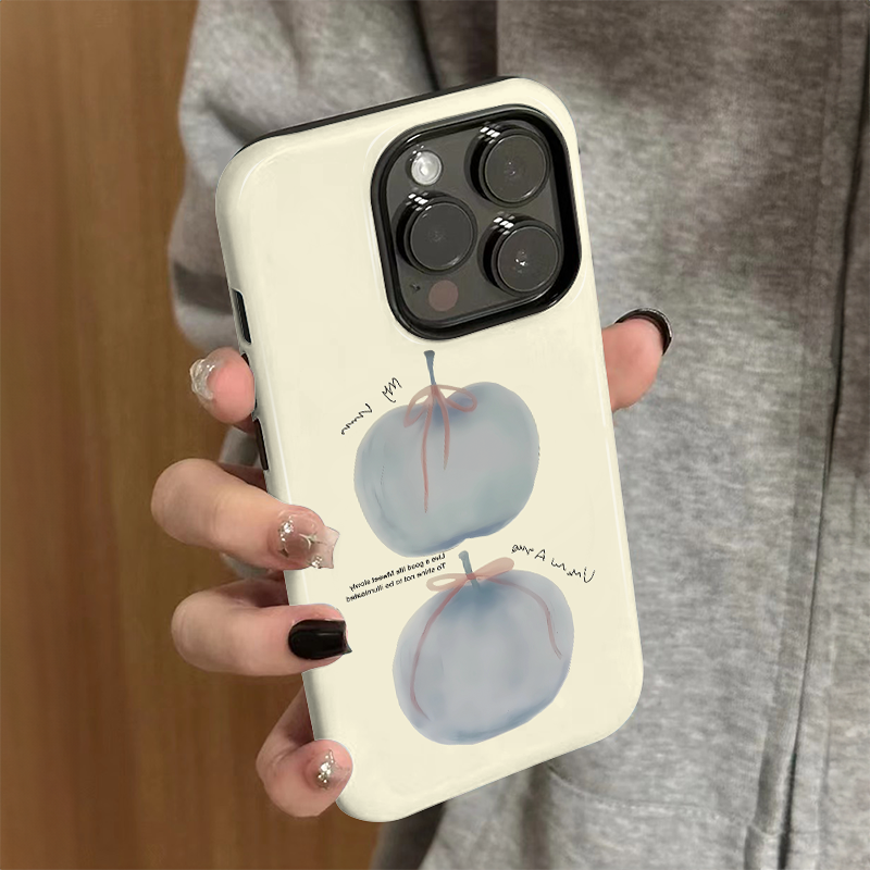 适用苹果16promax手机壳iPhone15pro新款iP14女12/13简约16e个性蓝色苹果8高级xsmax防摔11保护套7plus菲林xr