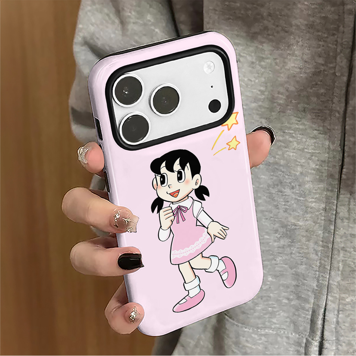 星星静香适用苹果18promax手机壳iPhone17pro新款16可爱15女14日韩防摔简约13华为8plus小米保护套oppo菲林xs