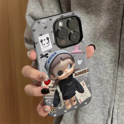 爱心zsiga适用苹果17pro手机壳iPhone16promax卡通ip15女13潮牌14新款xsmax嘎子姐12防摔11保护套8/7plus菲林