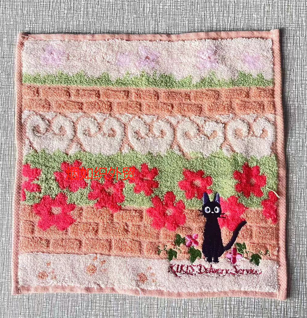 卡通可爱小方巾吸水柔软