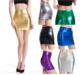 fashion 时尚 buttock skirt Sexy women gilded for 包臀烫金短裙