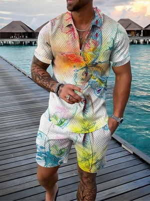 半袖套装男半袖套装男