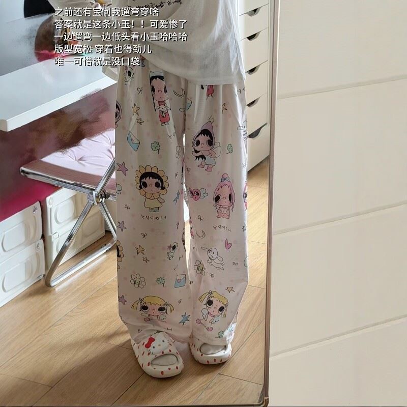 夏季轻薄透气云朵棉女士家居裤