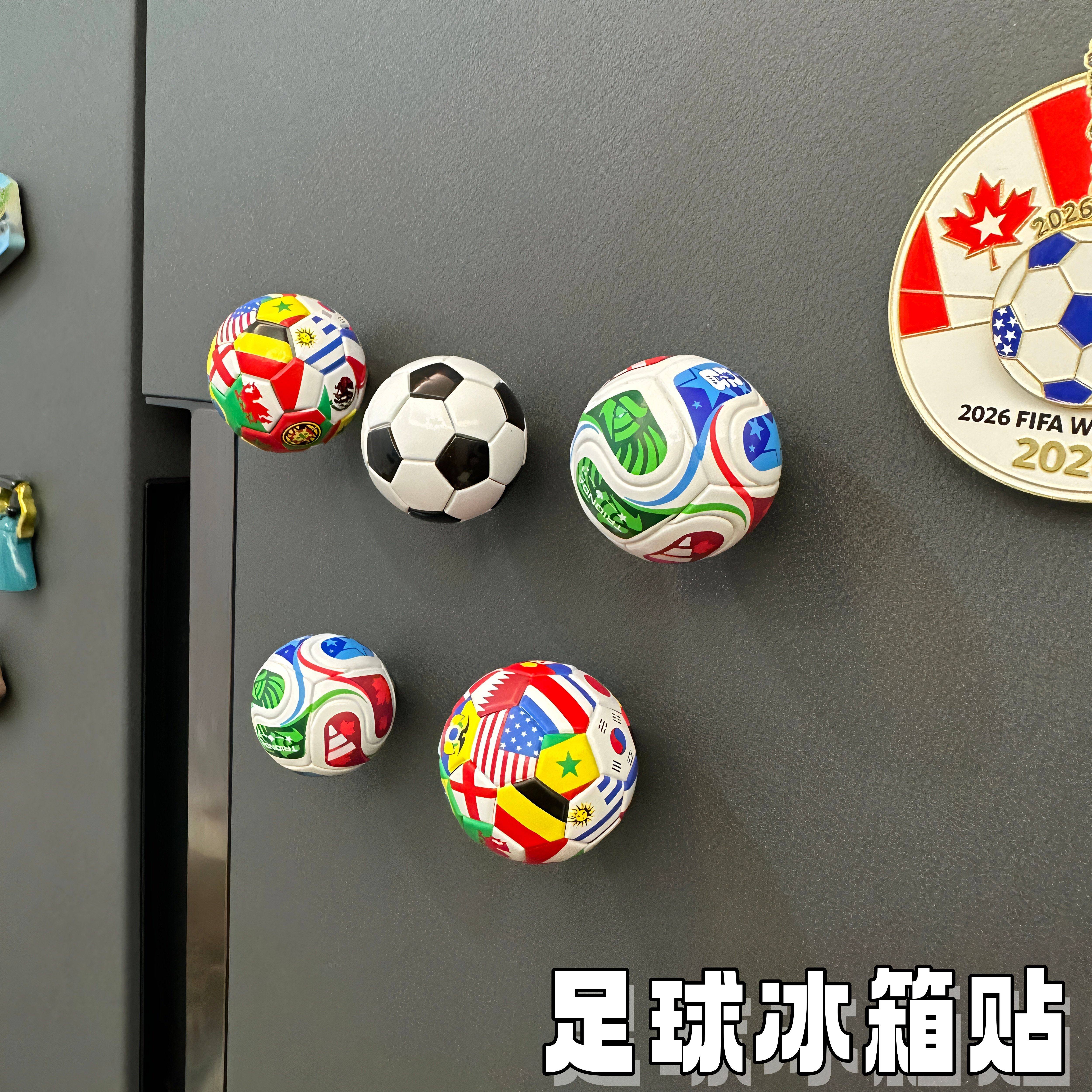 2026世界杯磁吸立体足球冰箱贴