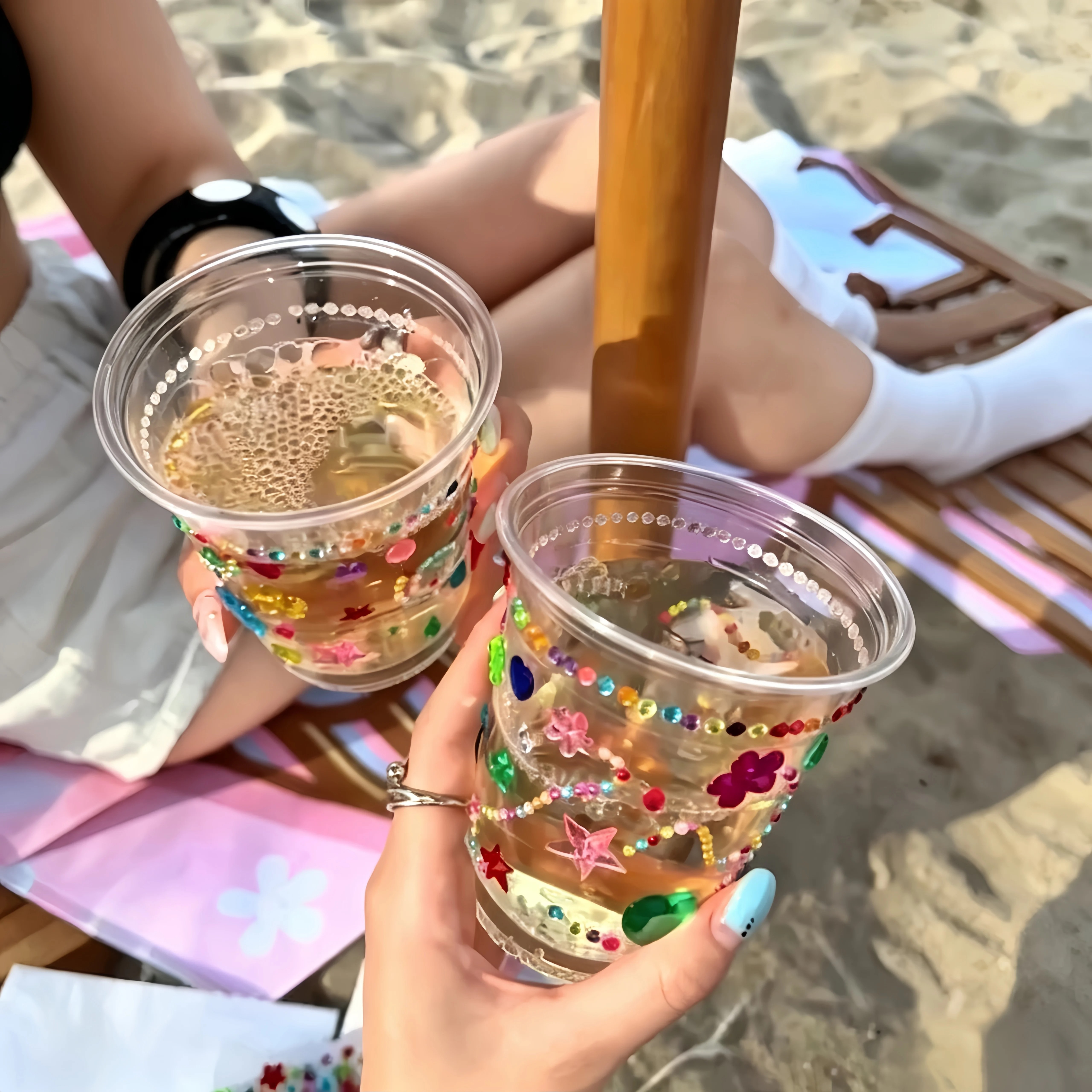 钻石水杯DIY旅行拍照出片神器