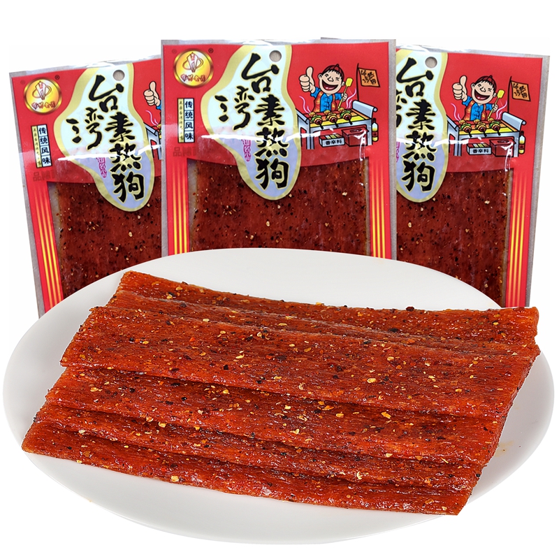 宗彬食品臺(tái)灣素?zé)峁防睏l片面制熟食方便兒時(shí)休閑麻辣零食面筋小吃
