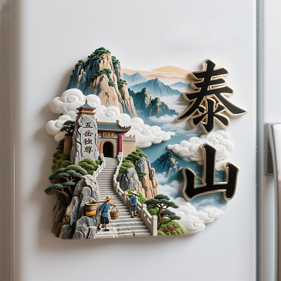 中国城市古迹景点金属磁贴冰箱贴