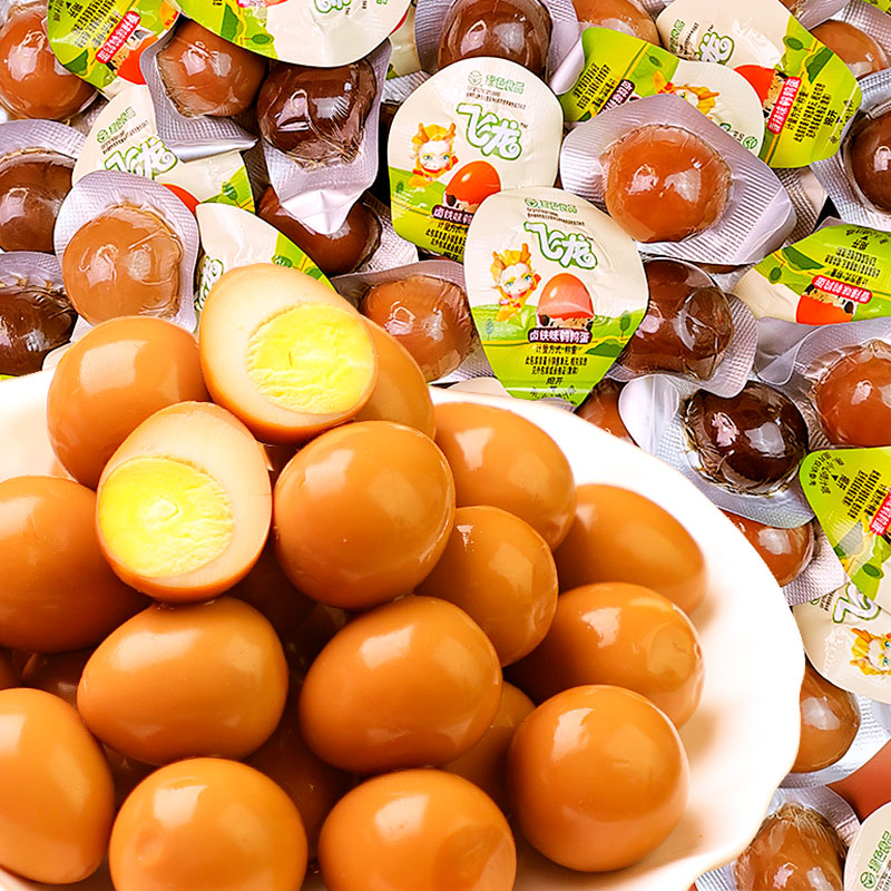 无壳鹌鹑蛋卤蛋小包装小吃休闲食品追剧健康营养网红麻辣小零食