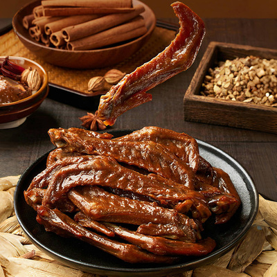 翅尖鸭翅爆香麻辣开袋即食