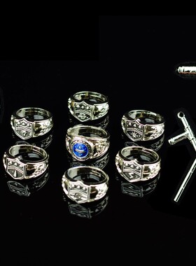 初代家庭教师彭格列戒指云雀六道山本狱寺指环岚云雾雷风晴之戒动