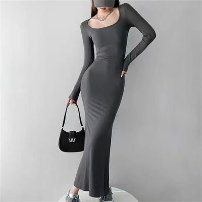 Fashionable tight fish tail wrapped hip skirt 紧身鱼尾包臀裙