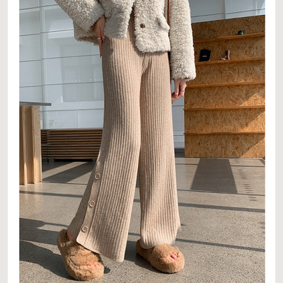 开叉阔腿裤开叉阔腿裤