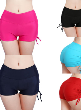 Flat angle sports drawstring beach pants平角运动抽绳沙滩裤女