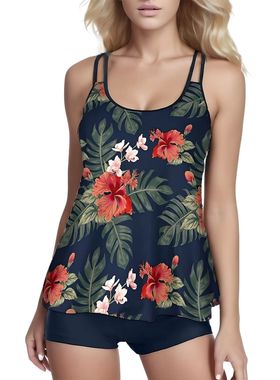 Fashion swimsuit vest paired with shorts时尚泳衣背心搭配短裤