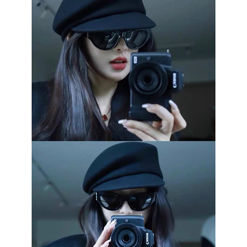 fever博主款！羊毛礼帽报童帽子