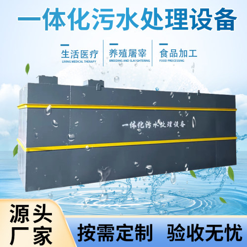 一体化污水处理设备碳钢地埋式工业废水装置农村生活污水一体机
