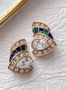 【任四月中古首饰】Attwood Sawyer桃心耳夹 Vintage中古首饰